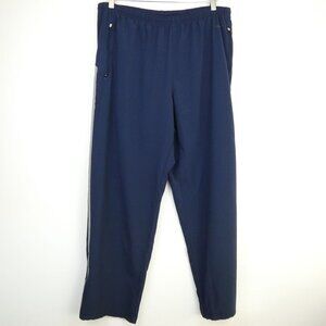 Nike Fit Dry Pants Mens Large Blue Zipper Pockets Zipper Ankle Athletic Jogger